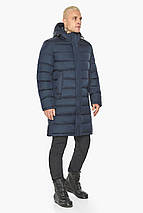 Чоловіча зимова темно-синя куртка з бічними блискавками модель 51450 50 (L), фото 2