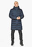 Чоловіча зимова темно-синя куртка з бічними блискавками модель 51450 50 (L), фото 6