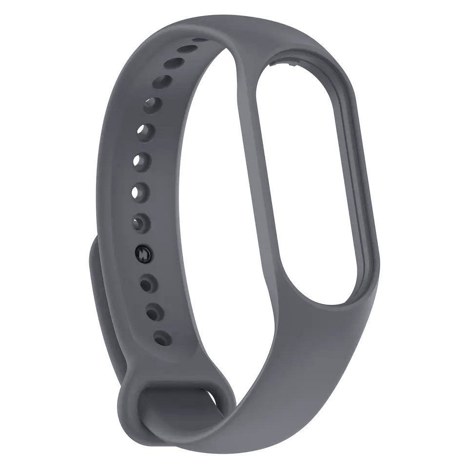 Ремінець Silicone Sport Band для Xiaomi Mi Band 5 / 6 / 7 Dark Grey