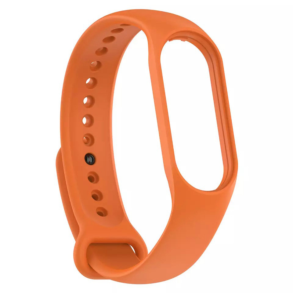 Ремінець Silicone Sport Band для Xiaomi Mi Band 5 / 6 / 7 Dark Orange