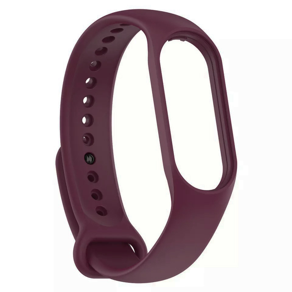 Ремінець Silicone Sport Band для Xiaomi Mi Band 5 / 6 / 7 Dark Wine