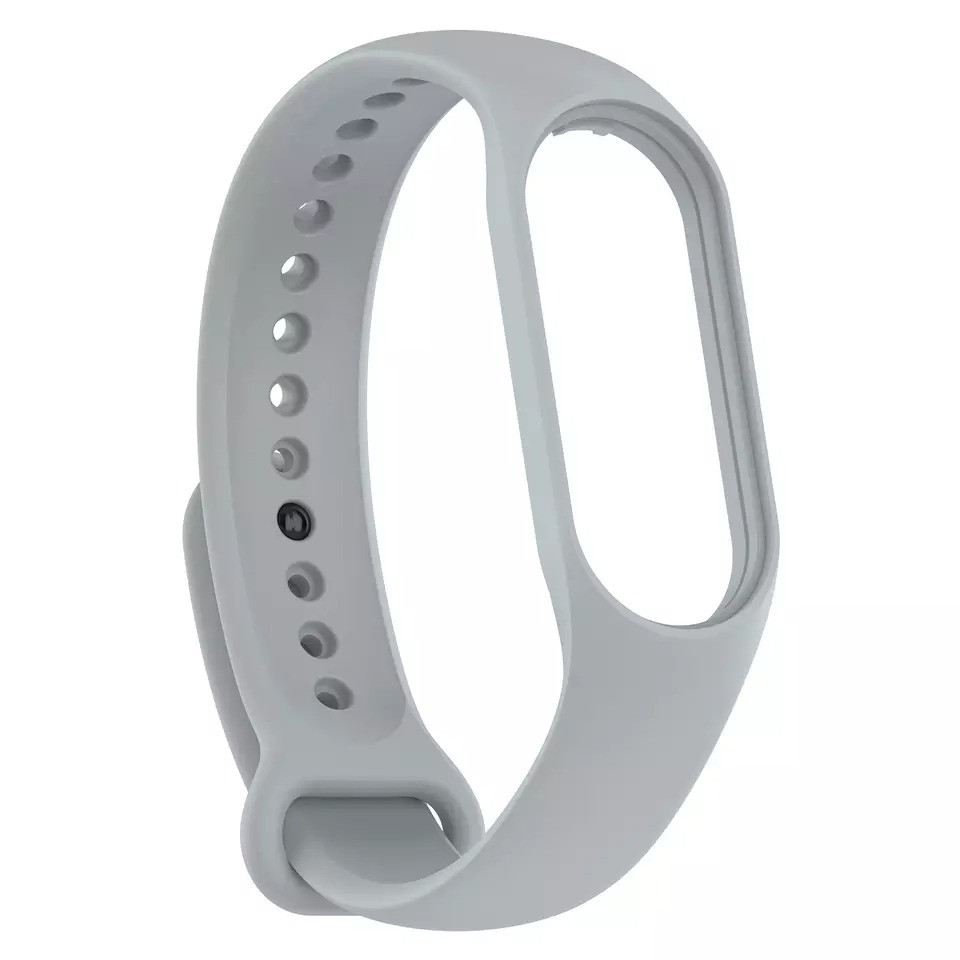 Ремінець Silicone Sport Band для Xiaomi Mi Band 5 / 6 / 7 Grey
