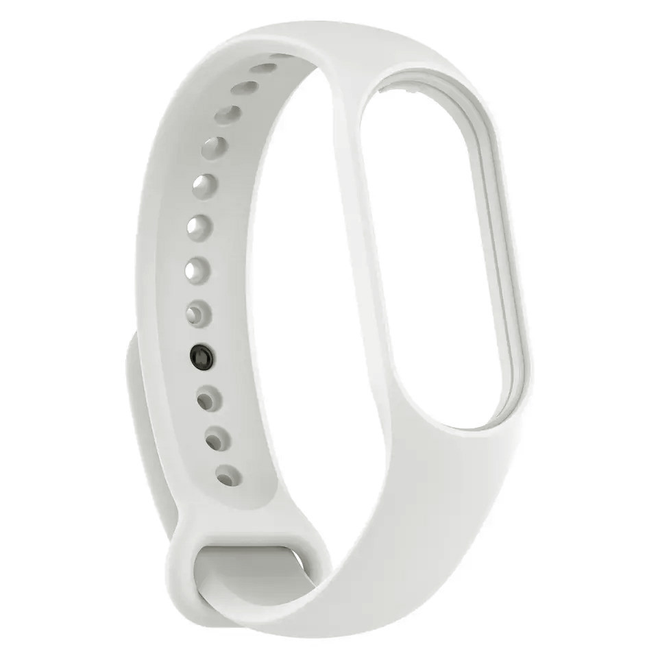 Ремінець Silicone Sport Band для Xiaomi Mi Band 5 / 6 / 7 Official White