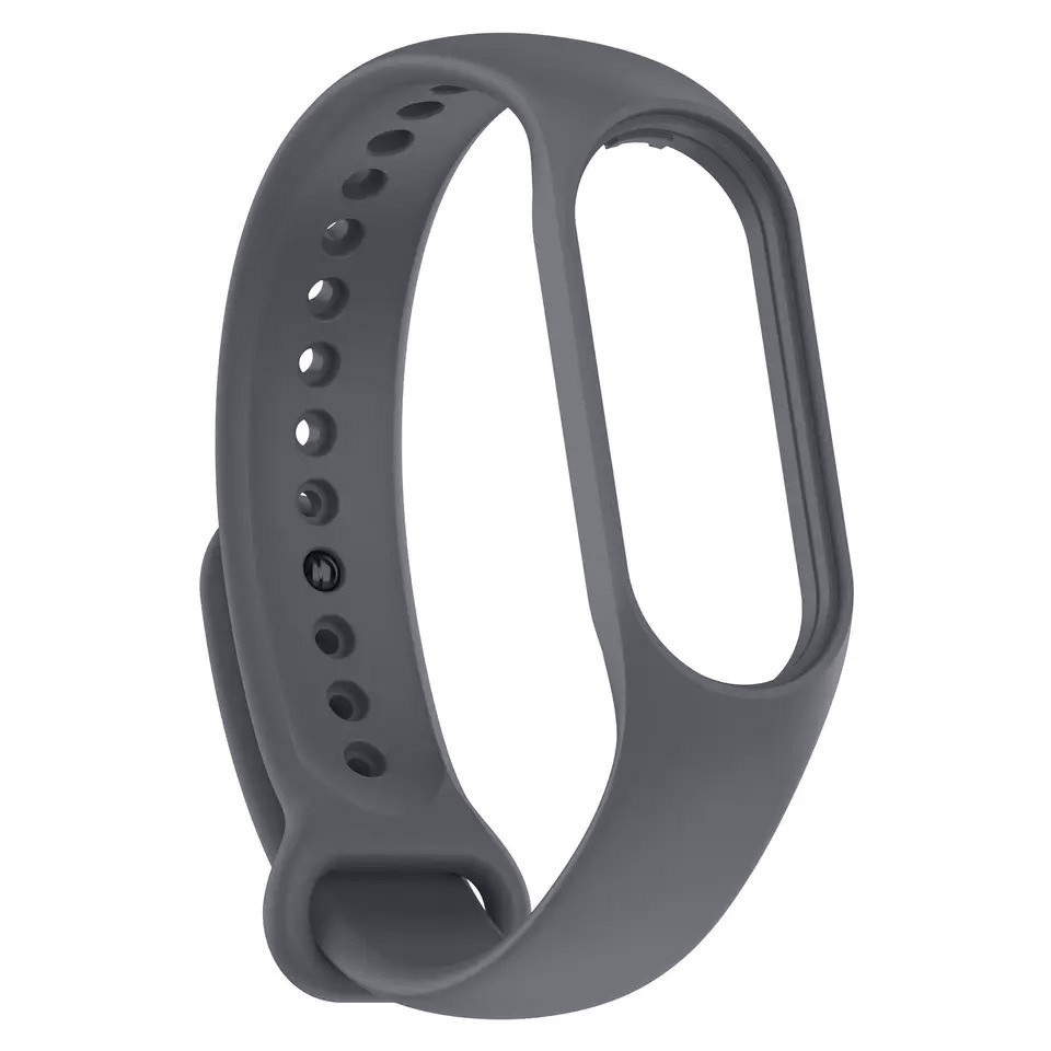 Ремінець Silicone Sport Band для Xiaomi Mi Band 5 / 6 / 7 Platinum Grey