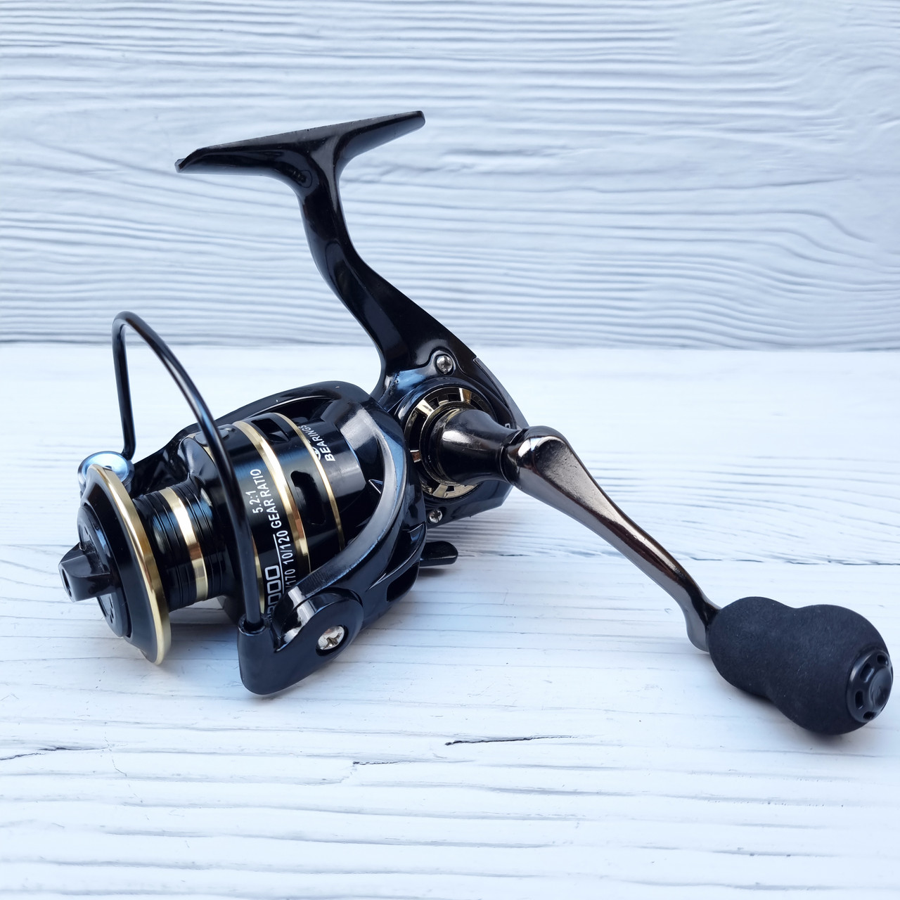 Надійна спінінгова котушка 3000 на хижака Deukio AC 6bb, фото 1