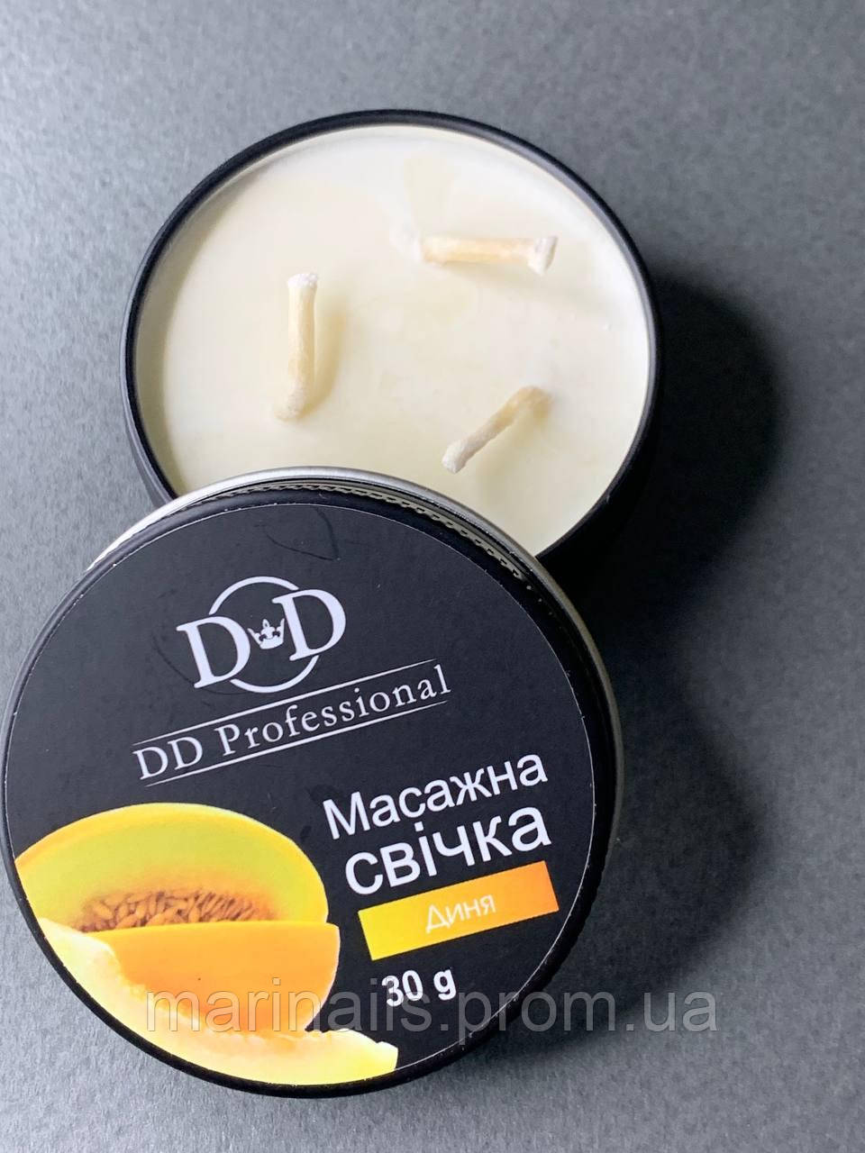 Масажна свічка для рук і тіла DD Professional Диня 30г