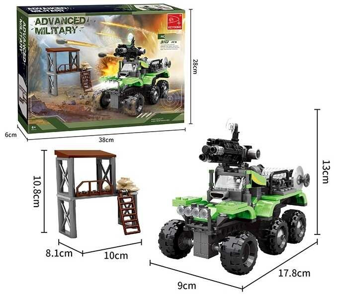 Конструктор AUSINI 22612 (12/2) 310 деталей, у коробці