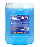 MANNOL Antifreeze AG11 (-40 °C) Longterm 10л. Антифриз синий