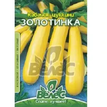 Насіння кабачка Золотинка, 15 г, дійсний до 01.23, УЦІНКА, фото 1