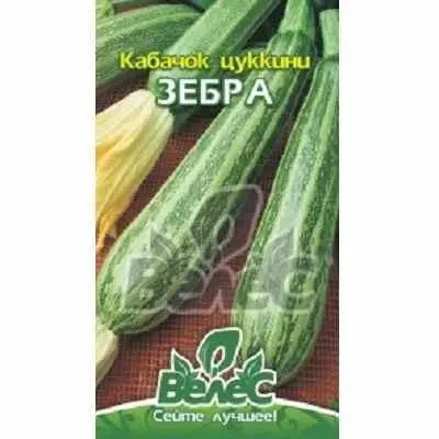 Насіння кабачка Зебра, 15 г, дійсний до 2023 року, УЦІНКА