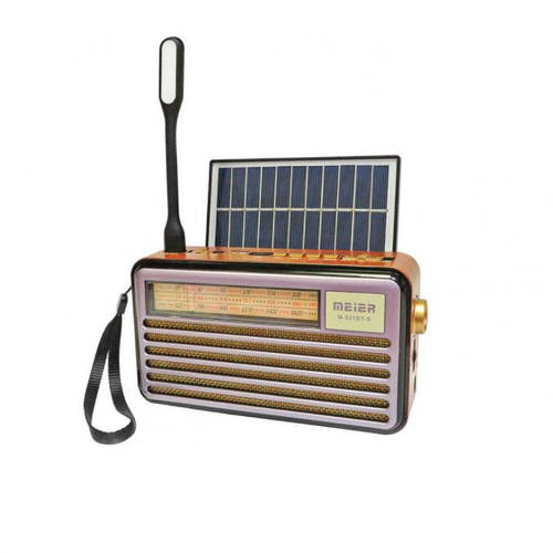 Купить Ретро радиоприемник Meier M-521BT-S Коричневый T-SH116700, цена ...