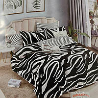 Полуторное постельное белье с компаньоном JOJO -зебра