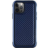 Чехол K-DOO PC+TPU+Metal MARS Series Apple iPhone 13 Pro Carbon Blue z17-2024