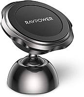 Автодержатель для телефона RAVPower Magnetic Car Phone Mount 3.3х3.3х4.25 см Черный (RP-SH028) z17-2024