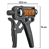 Еспандер ножиці кистьовий регульований з навантаженням 10-50 кг для розвитку пальців CIMA Grip Ultra (W777), фото 10