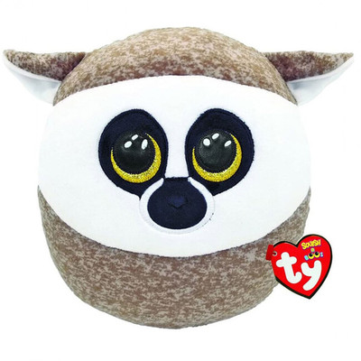 Подушка TY Squish-a-boos Лемур Лінус 20 см 39220