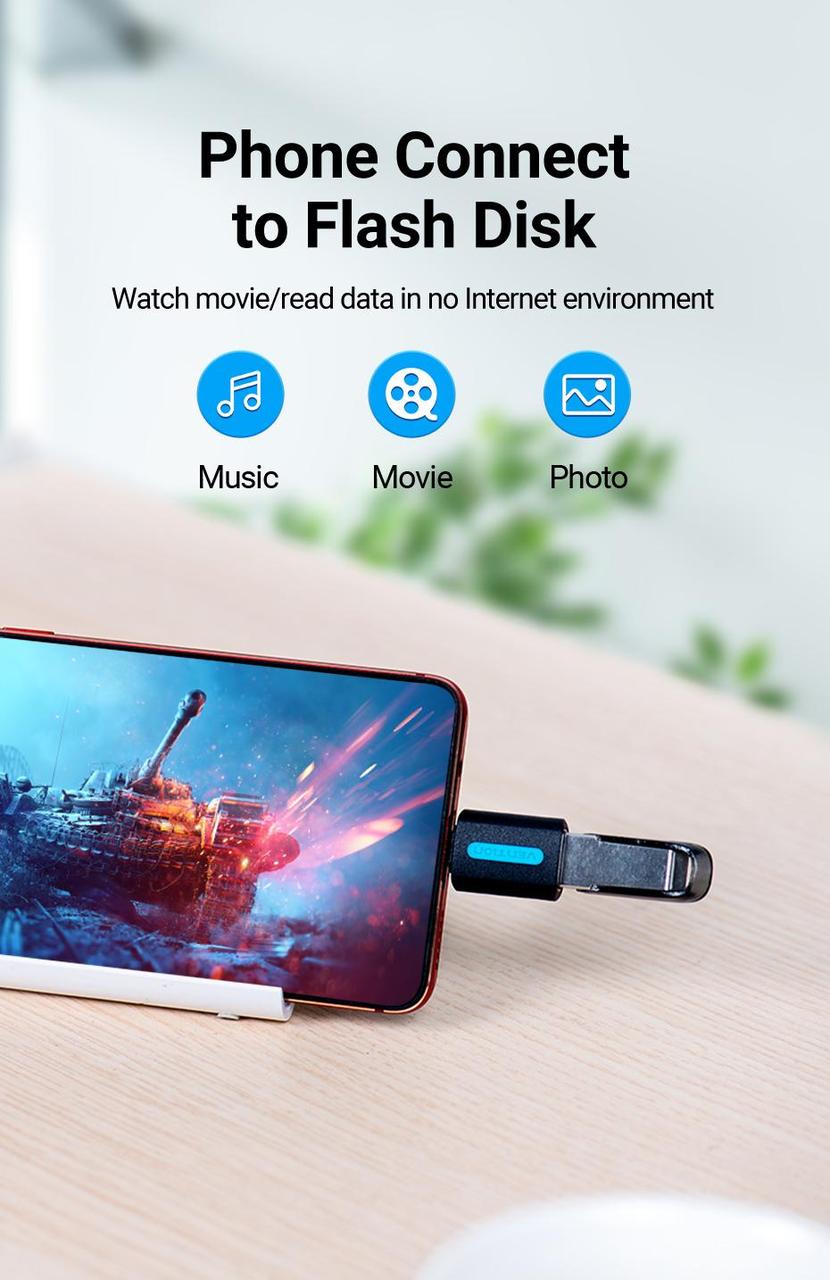 Переходник Vention Micro USB на USB 2.0 OTG конвертор для Телефона Жесткого  диска USB концентратор и т.п. (ID#1713628849), цена: 104 ?, купить на  Prom.ua