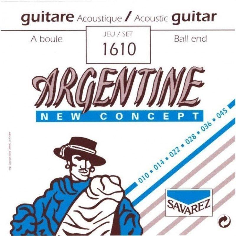 Струни для акустичної гітари SAVAREZ Argentine 1610 Jazz Guitar, фото 1