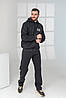 Теплий подовженний трикотажний чоловічий спортивний костюм Tailer з капюшоном, фото 7