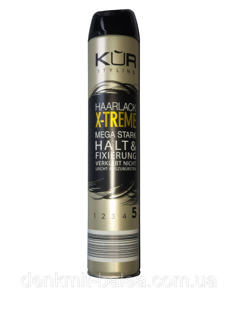 Лак Блиск і Сила сильної фіксації Kur Haarlack X- Treme Mega Stark 400 мл