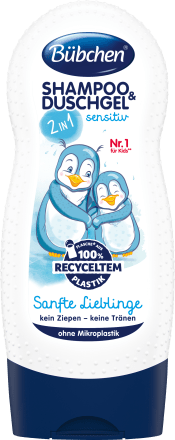 Дитячий шампунь і гель для душу Bübchen Shampoo & Duschgel 2in1 Kids Sanfte Lieblinge 230мл