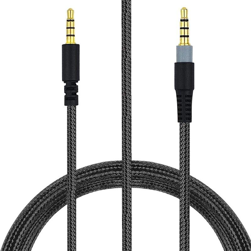 Кабель для навушників AUX 3.5 мм HyperX Cloud Mix Alpha S нейлоновий плетений 1,55 м