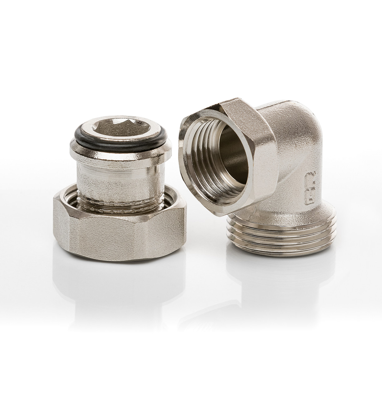 Сгін з накидною гайкою IGER 25 1 кутова СУ25, фото 1