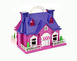Ляльковий будиночок з меблями 8039, фігурки в комплекті, підходить для ляльок LOL, фото 2