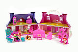 Ляльковий будиночок з меблями 8039, фігурки в комплекті, підходить для ляльок LOL, фото 4