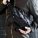 Тактична сумка бананка чоловіча TOR M15 поясна на груди з тканини MK, фото 7