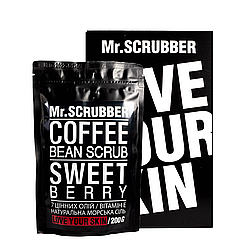 Кавовий скраб для тіла Mr Scrubber Sweet Berry Scrub із екстрактом ягід 200 гр