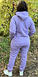Жіночий спортивний костюм 3-х нитка, колір - ліловий розміри xl, 2xl, 3xl., фото 7