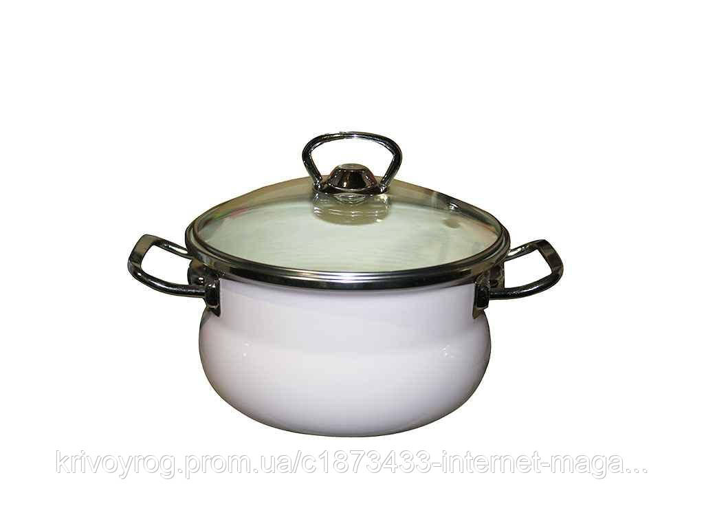 Каструля ем. 1,5л циліндрично-сферична Фламінго (I83808) ТМ IDILIA, фото 1