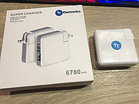 Повербанк Super charger TT Electronics t7633st 6700 mAh бездротове заряджання, фото 3