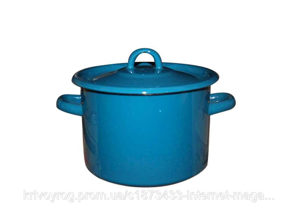 Каструля ем. 5,5л /4 циліндрична Аквамарин (I16171/4) ТМ IDILIA, фото 1