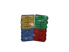 Прищіпка побутова 16.5*16*3 см пластикова 1*12шт TT598222 ТМ Китай