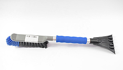 Скребок зі щіткою, м'яка ручка 48 см "BI-PLAST" Penguin