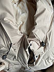 Жіночий пуховик р.54-56 Зимове кремове пальто плащівка Фабричний Китай, фото 8