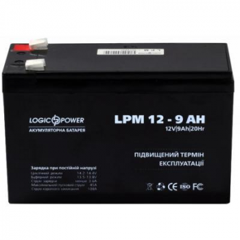 Акумуляторна батарея LogicPower 12V AGM LPM- 9.0 Ah