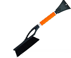 Скребок зі щіткою, м'яка ручка 56 см "BI-PLAST" Shamoni