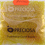 Бісер 10/0, колір — жовтий райдужний, No81010 (пач.50 грамів), фото 2