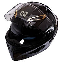Мотошлем модуляр (flip-up) с очками, шлем для мотоцикла QKE M-8524 размер L (58-61)