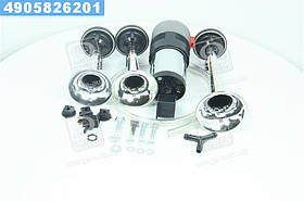 Сигнал дудка з компресором 3шт хром 153/165/215мм 12V