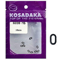 Кольца крючковые Kosadaka Oval rig ring 6039 4.5мм 10шт "Оригинал"