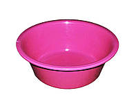 Таз пластиковый (пластмассовый) 14л розовый ТМ МЕД BP