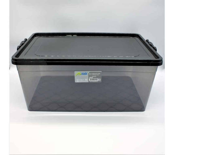 Контейнер пластиковый с крышкой 30л черный ТМ ASUDE PLASTIK BP (ID ...