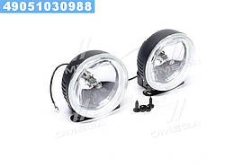 Фари додаткові білі, H3/12V/55W, D=90mm