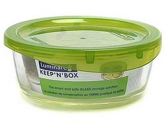 Контейнер скляний круглий 670мл з пластиковийкр KEEPN BOX ТМ LUMINARC BP