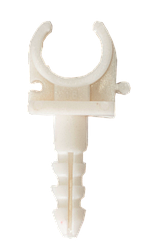 Кліпса з дюбелем для м/п труби 20 х 2,0