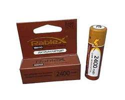 Акумулятор Rablex Li-Ion 18650 2400mAh (без захисту) коричневий